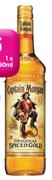 Captain Morgan Spiced Gold Spirit Aperitif-12x750ml