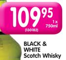 Black & White Scotch Whisky-750ml