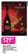 Remy Martin VSOP Fine Champagne Cognac And 50ml Remy XO Miniature Gift-750ml