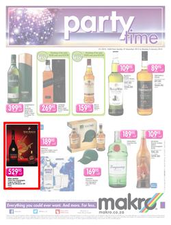 Makro : Liquor Leaflet (27 Dec - 04 Jan 2016), page 1