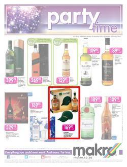 Makro : Liquor Leaflet (27 Dec - 04 Jan 2016), page 1