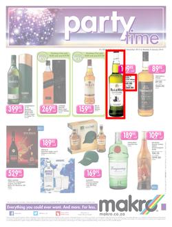 Makro : Liquor Leaflet (27 Dec - 04 Jan 2016), page 1
