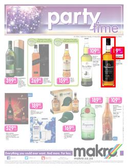Makro : Liquor Leaflet (27 Dec - 04 Jan 2016), page 1