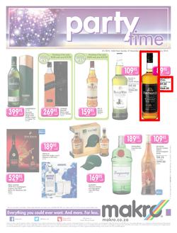 Makro : Liquor Leaflet (27 Dec - 04 Jan 2016), page 1
