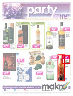 Makro : Liquor Leaflet (27 Dec - 04 Jan 2016), page 1