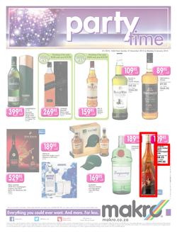 Makro : Liquor Leaflet (27 Dec - 04 Jan 2016), page 1