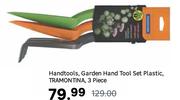 Tramontina 3 Piece Handtools, Garden Hand Tool Set Plastic
