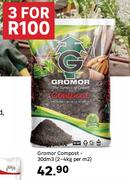 Gromor Compost 30dm3 (2-4Kg Per Sqm)-For 3 