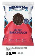 Bark Unlimited Organics Mulch 30dm3