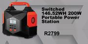 Switched 146.52Wh 200W Portable Power Station