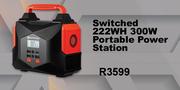 Switched 222Wh 300W Portable Power Station