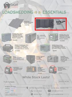 CaCell : Loadshedding Essentials (1 October - 31 October 2023), page 1