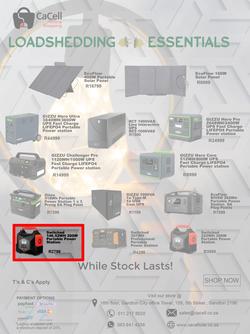 CaCell : Loadshedding Essentials (1 October - 31 October 2023), page 1