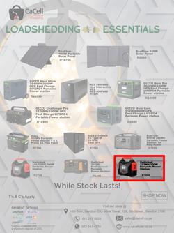 CaCell : Loadshedding Essentials (1 October - 31 October 2023), page 1