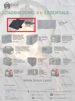 CaCell : Loadshedding Essentials (1 October - 31 October 2023), page 1