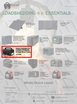 CaCell : Loadshedding Essentials (1 October - 31 October 2023), page 1