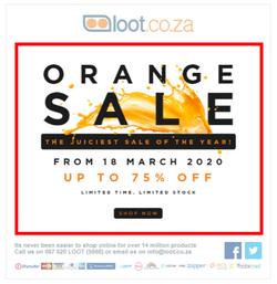 Loot.co.za : Orange Sale (From 18 March 2020, Limited Time Limited Stock), page 1