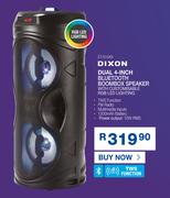 Dixon Bluetooth Boombox Speaker With Customisable RGB LED Lighting ET-S15XX