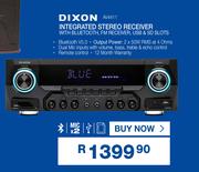 Dixon Integrated Stereo Receiver With Bluetooth, FM Receiver, USB & SD Slots AV4411