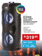 Dixon Dual 4 Inch Bluetooth Boombox Speaker ET-S15XX