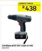 Cordless Drill 12V 1.2Ah Ni-Mh