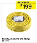 Hose 12.5mm x 20m & Fittings