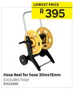 Hose Reel For Hose 30m x 15mm