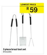 3 Piece Braai Tool Set
