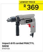 Practyl 500W Corded Impact Drill
