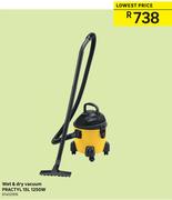 Practyl 15L 1250W Wet & Dry Vacuum
