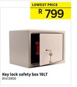 Key Lock Safety Box 16LT