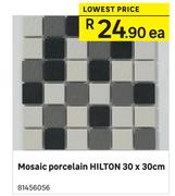 Hilton Porcelain Mosaic 30 x 30cm-Each
