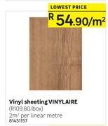 Vinyl Sheeting Vinylaire-Per Sqm