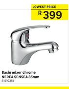 Sensea Nerea Chrome Basin Mixer 35mm