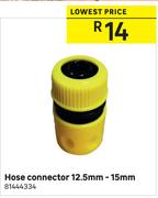 Hose Connector 12.5mm-15mm