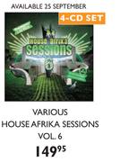 Various House Afrika Sessions Vol.6-4 CD Set
