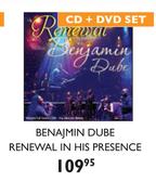 Benajmin Dube Renewal In His Presence-CD + DVD Set