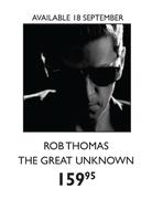 Rob Thomas The Great Unknown CD