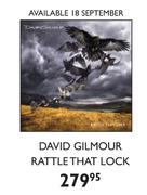 David Gilmour Rattle That Lock CD