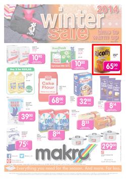 Makro Western Cape : Food Catalogue ( 28 May - 11 June 2014 ), page 1