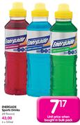 Energade Sports Drinks (All Flavours)-6 x 500ml