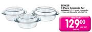Bekker 3 Piece Casserole Set