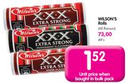 Wilson's Rolls (All Flavours)-48's