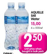 Aquelle Still Water-6 x 500ml
