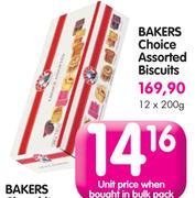 Bakers Choice Assorted Biscuits-12 x 200g