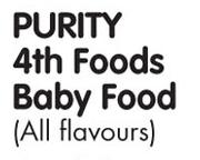 Purity 4th Foods Baby Food (All Flavours)-6 x 250ml