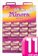 Minora Platinum Blades - 5's 
