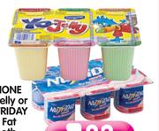 Danone Yo-Jelly Or Nutriday Low Fat Smooth Yoghurt (All Flavours) - 100g Each