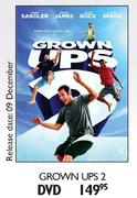 Grown UPs 2 DVD-Each