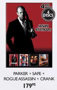 Parker + Safe + Rogue Assassin + Crank DVD